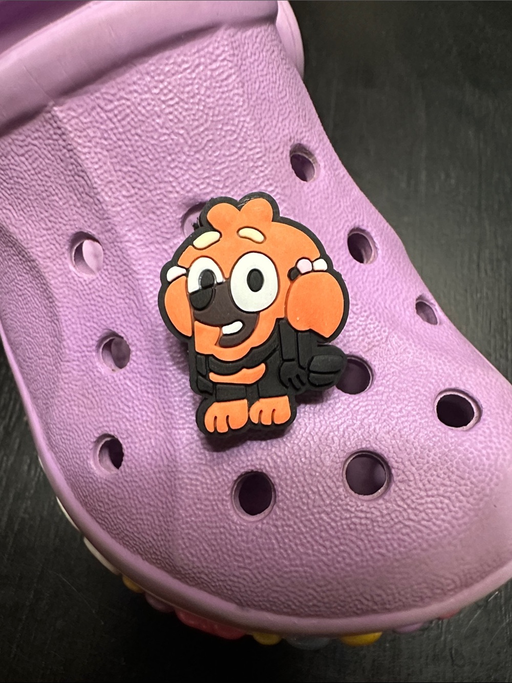 Bluey character shoe charms.